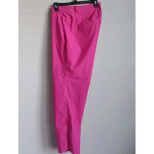 Lane Bryant Pink Stretch Pants Ankle Mid Rise Women's Size 18 (37 x 27)